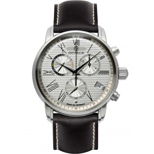 Zeppelin 7694-4 Transatlantik LZ127 chrono GMT 43mm 5ATM